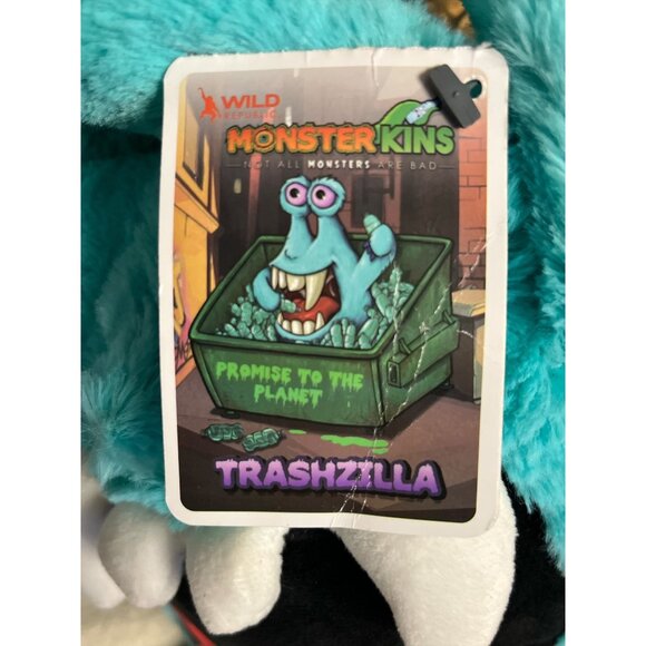 Wild Republic MonsterKins Trashzilla Plush with Tags - Picture 6 of 7